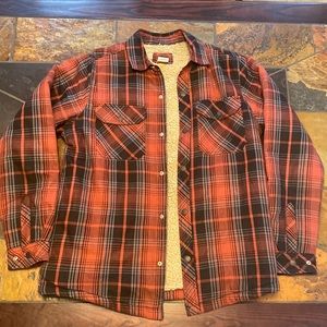 Dickies fleece shirt jacket